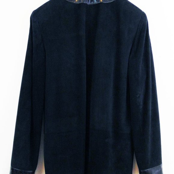 Danier Black Suede Jacket - Coat - Size S (NEW) - Picture 3 of 5